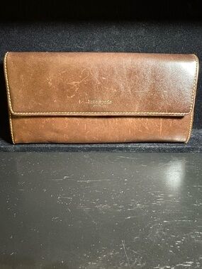 Kate Spade women’s wallet in Chocolate Brown/Pink